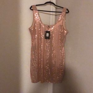 Sparkly rose gold Dress